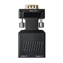 HDMI женщиной, мужчина VGA конвертер с аудио адаптер Поддержка 1080 P сигнала Выход