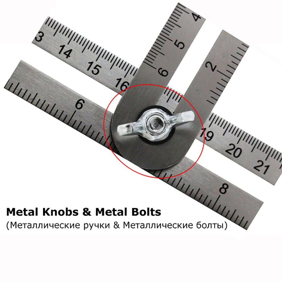 Новинка, многофункциональный регулируемый четырехсторонний Складной Измерительный инструмент, многоугольный шаблон, шкала, линейка, горячая Распродажа, ручной инструмент