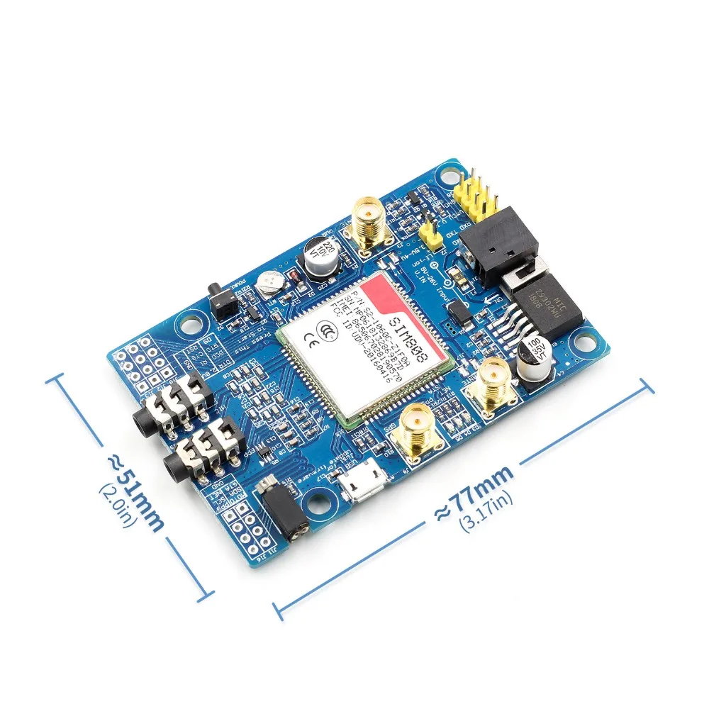 SIM808 Module GSM GPRS GPS Development Board SMA With GPS Antenna For ...