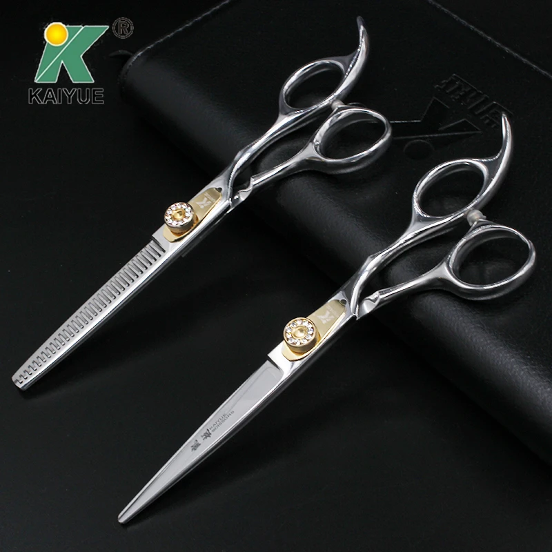 

6' Hair Scissors Set Style Cutting Thinning Hair Shears Hairdressing Scissors Barber Shears Tijeras Pelo Salon Tools F260A-T