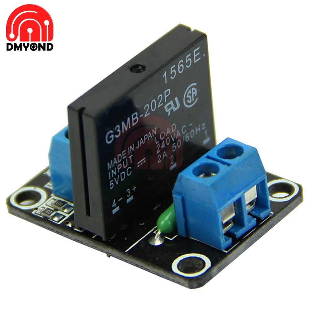 G3MB 202P 5V DC 1CH 1 канальная твердотельная плата релейного модуля для Arduino