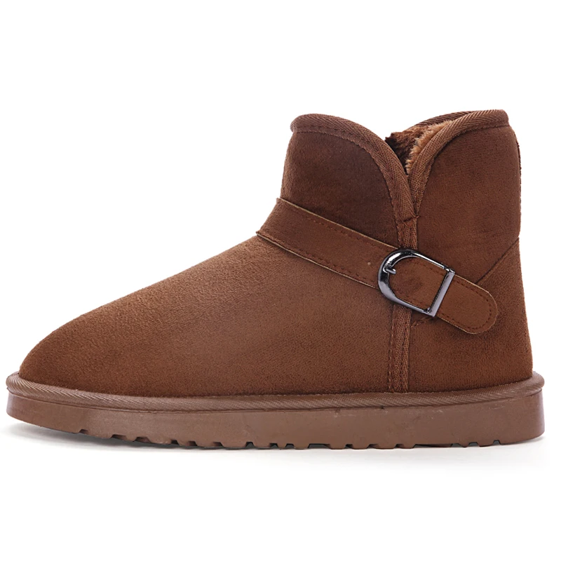 

Winter Warm Thickened Fur Men Women Flat Half Short Ankle Snow Boots Cotton Winter Footwear Boot Shoes Femme Men Trainers boots