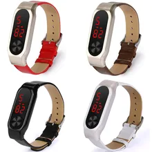 Модный деловой кожаный ремешок на запястье, браслет с металлической пряжкой для Xiaomi Mi Band 2 A.6A. 6