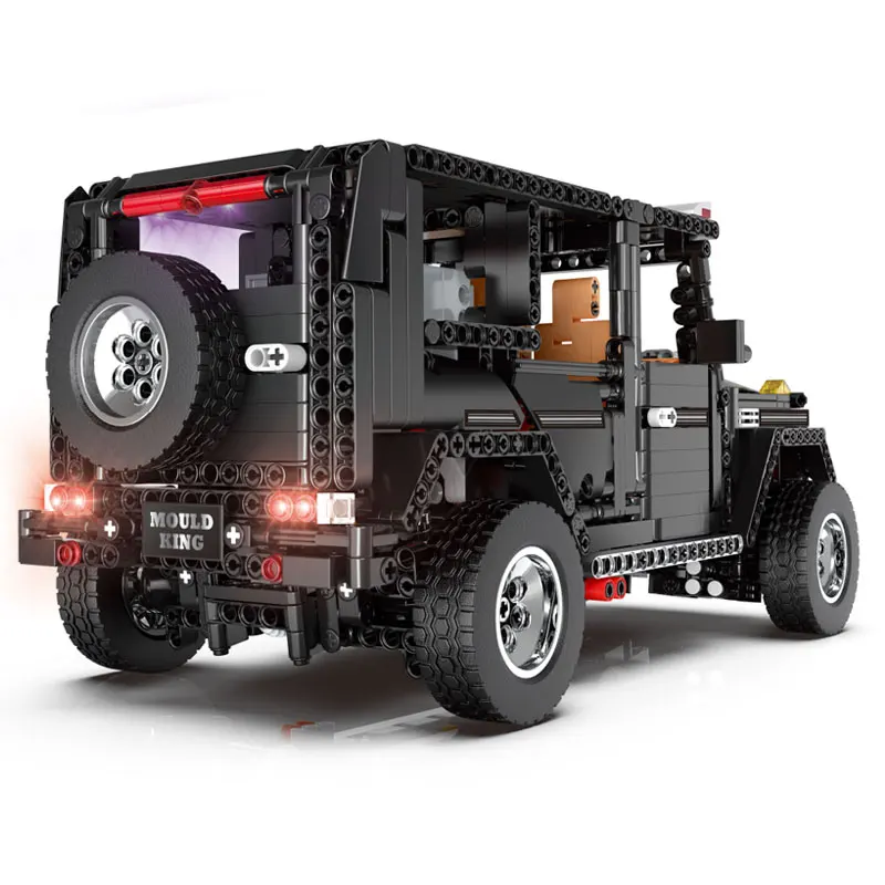 Yeshin-20100-DHL-Technic-Series-Compatible-With-Legoing-MOC-2425-G500-AWD-Wagon-Set-Building-Blocks (4)