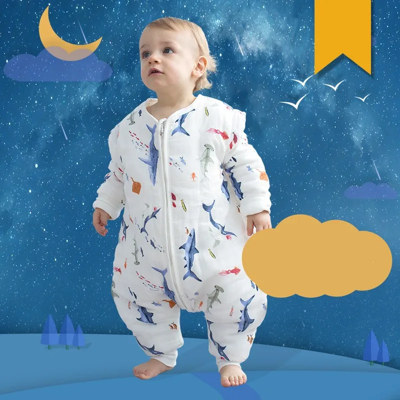 

Fall and winter baby sleeping bags thicker cotton newborn infants and young children's cartoon Blanket Sleepers SB1