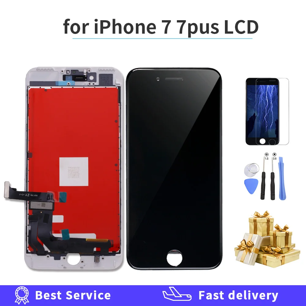 

AAA+++ Quality LCD For Iphone 7 plus 7p Screen display 3D Touch Panel Digitizer Assembly LCD Screen FOR IPHONE 6 6S SE LCD +gift
