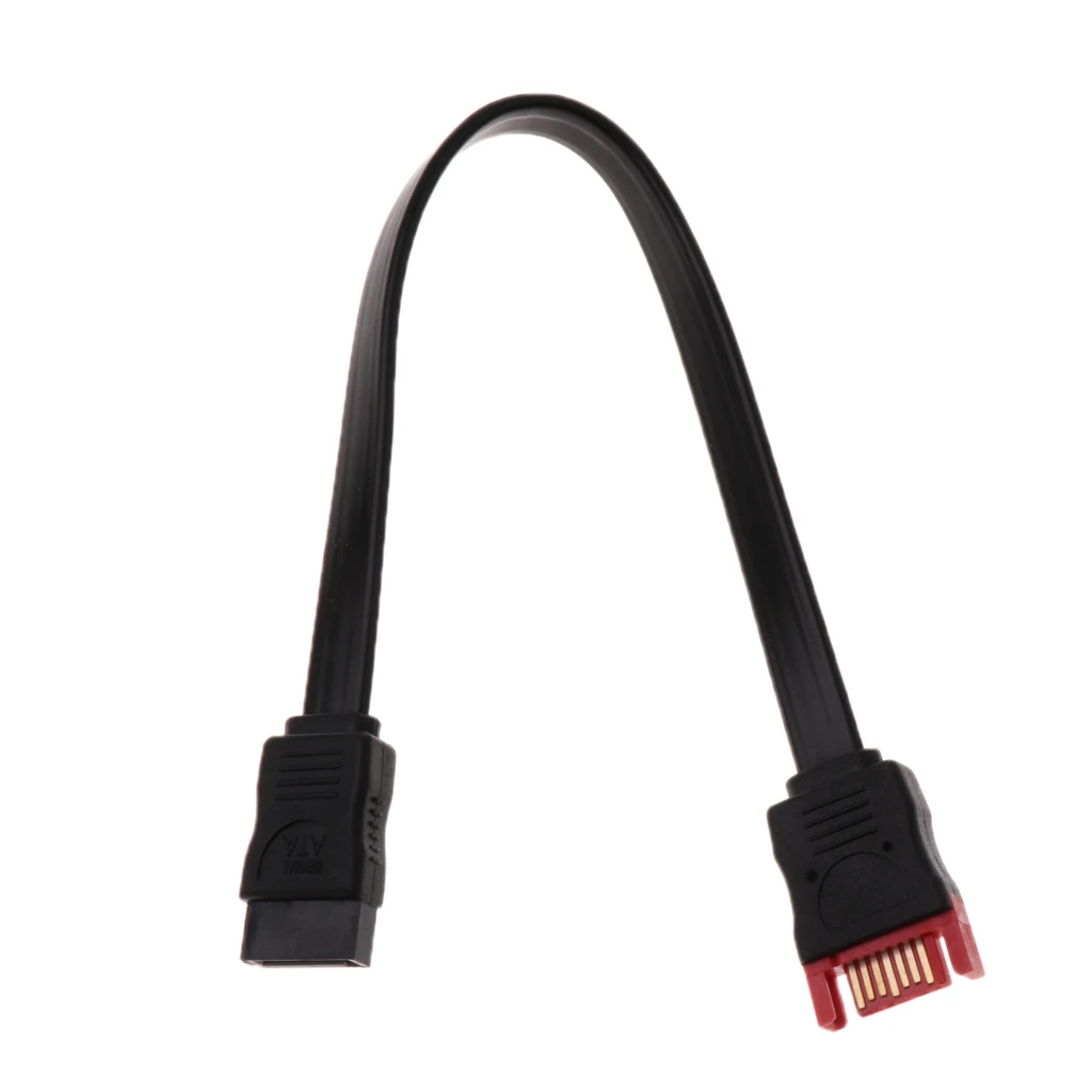 SATA 7Pin Male to Female Extension Cable Serial ATA Hard Disk HDD Data Cable