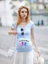 casual cotton maternity dress maternity clothes plus size ladies pregnant dresses multicolor long T-shirt dress