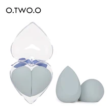 2 шт в форме сердца косметический спонж сухой и влажной двойного использования Косметическая пуховка порошок слоеные инструменты для макияжа