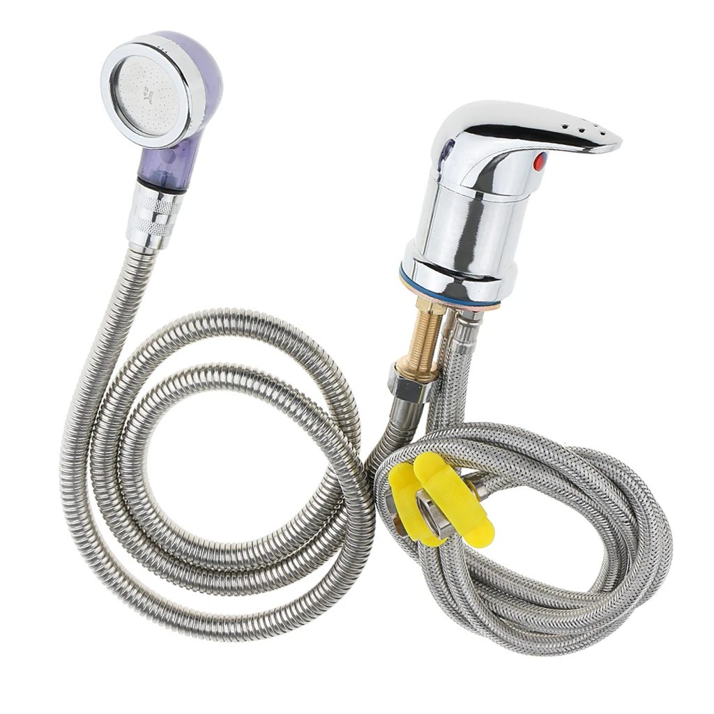 Hot Cold Faucet With Spray Hose Replacement Part Set For Spa