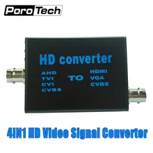 Convertisseur de Signal vidéo HD 4 en 1 AHD vers HDMI, AHD41 TVI AHD CVI CVBS vers HDMI VGA, 10 pièces par lot