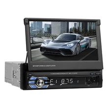 VODOOL складной 7 «сенсорный экран стерео MP5 плеер 1080P HD gps навигация Bluetooth Видео Аудио RDS AM FM радио Media Player