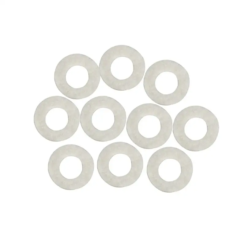 

10pcs Cotton Felt Mats Trumpet Key Pad for Trumpet Trombone Repair Accessories Diameter 1.8mm Thickness 3mm