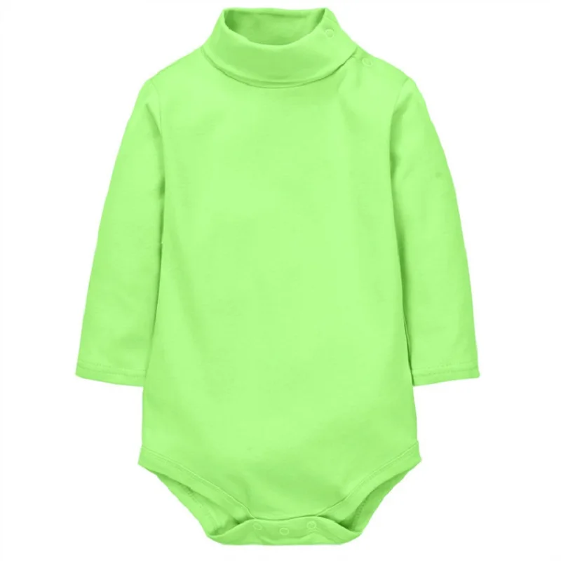 Комбинезоны для маленьких мальчиков и девочек, 11 цветов, Одежда для новорожденных, Детский костюм, одежда с отложным воротником для младенцев, KF099 - Цвет: green