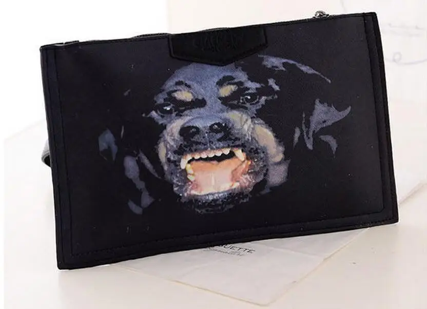 

ROWLING cute 3D cat&dog&owl face female handbag Messenger bag animal canvas shoulder bag face zipper wholesale casual clutch 34