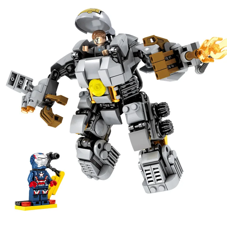 2016 Новый Супер Герои vengadores ladrillos Ironman Mark1 Modelo MK1 мех блоке де construccion bricolaje сборка