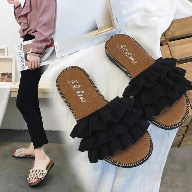Brand Ksyoocur 2018 New Ladies Slippers Shoes Casual Women Shoes Comfortable Spring/autumn/summer Women Slippers Shoes 18-014
