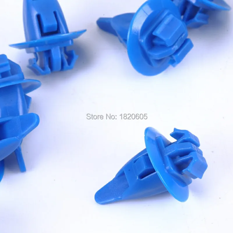 500x Fender Wheel Flare Moulding Clip Blue Retainer Clips 90904 67036 for Toyota for Highlander