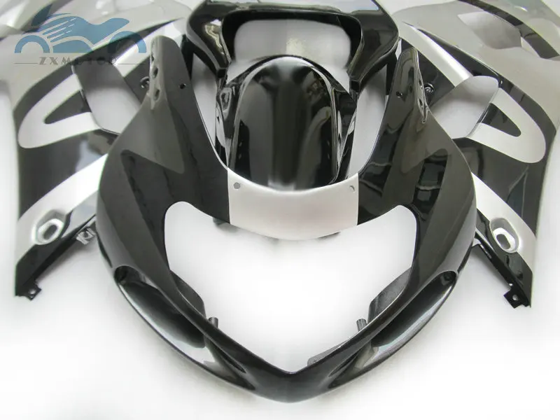 Высокий класс комплект обтекателей для SUZUKI 2001 2002 2003 GSXR600 GSXR750 мотоцикл обтекатели комплект GSXR 600 GSXR 750 01-03 черный серебряный
