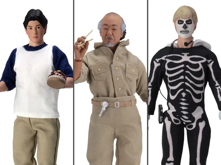 

Neca The Karate Kid Daniel Mr. Miyagi Johnny CLOTHED 3-Pack Action Figure Toy