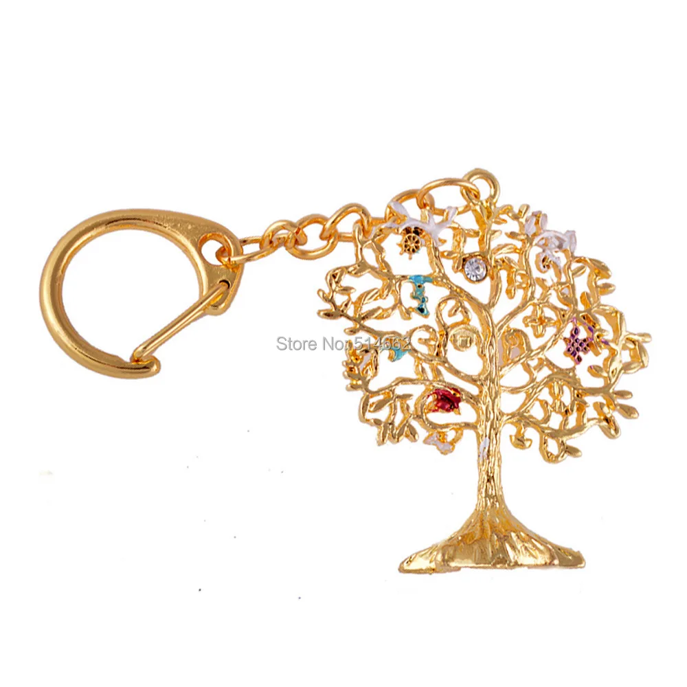 

Feng Shui Wish Granting Tree Keychain Amulet Charm + Gift BAG Sku:W1042