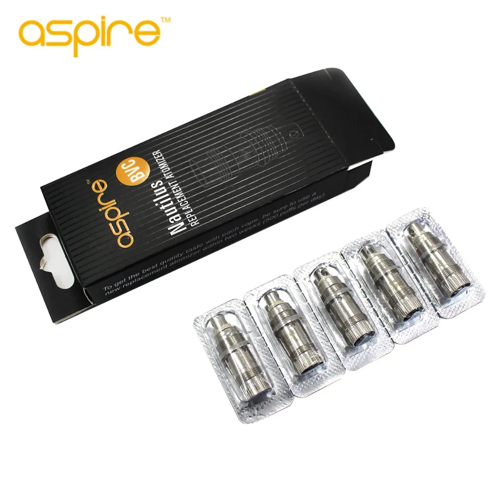 Оригинал Aspire Nautilus Мини BVC Катушки Электронная Сигарета Dripka Vap Бак Распылитель