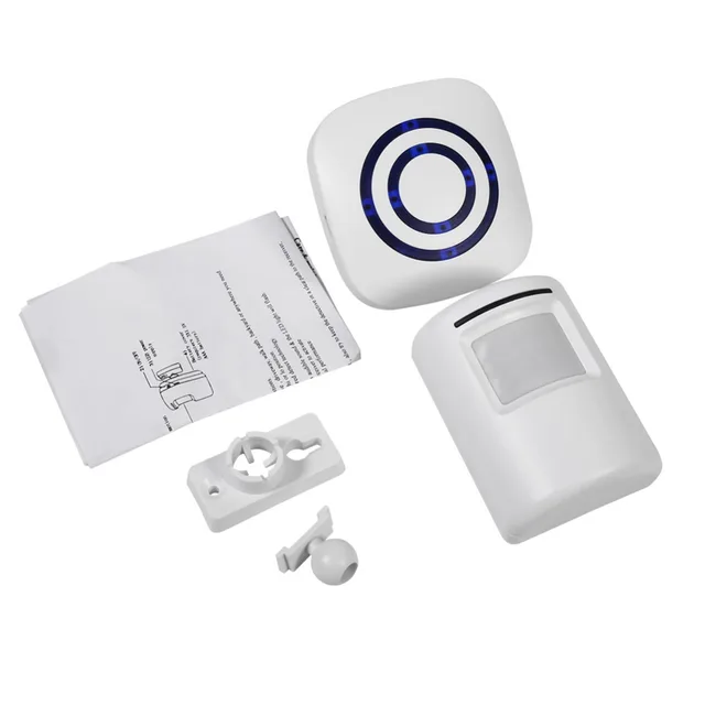 1 Set Smart Door Bell Motion Sensor Wireless Doorbell Alert Secure 1 Set Smart Door Bell Motion Sensor Wireless Doorbell Alert Secure System Alarm Doorbells For Driveway