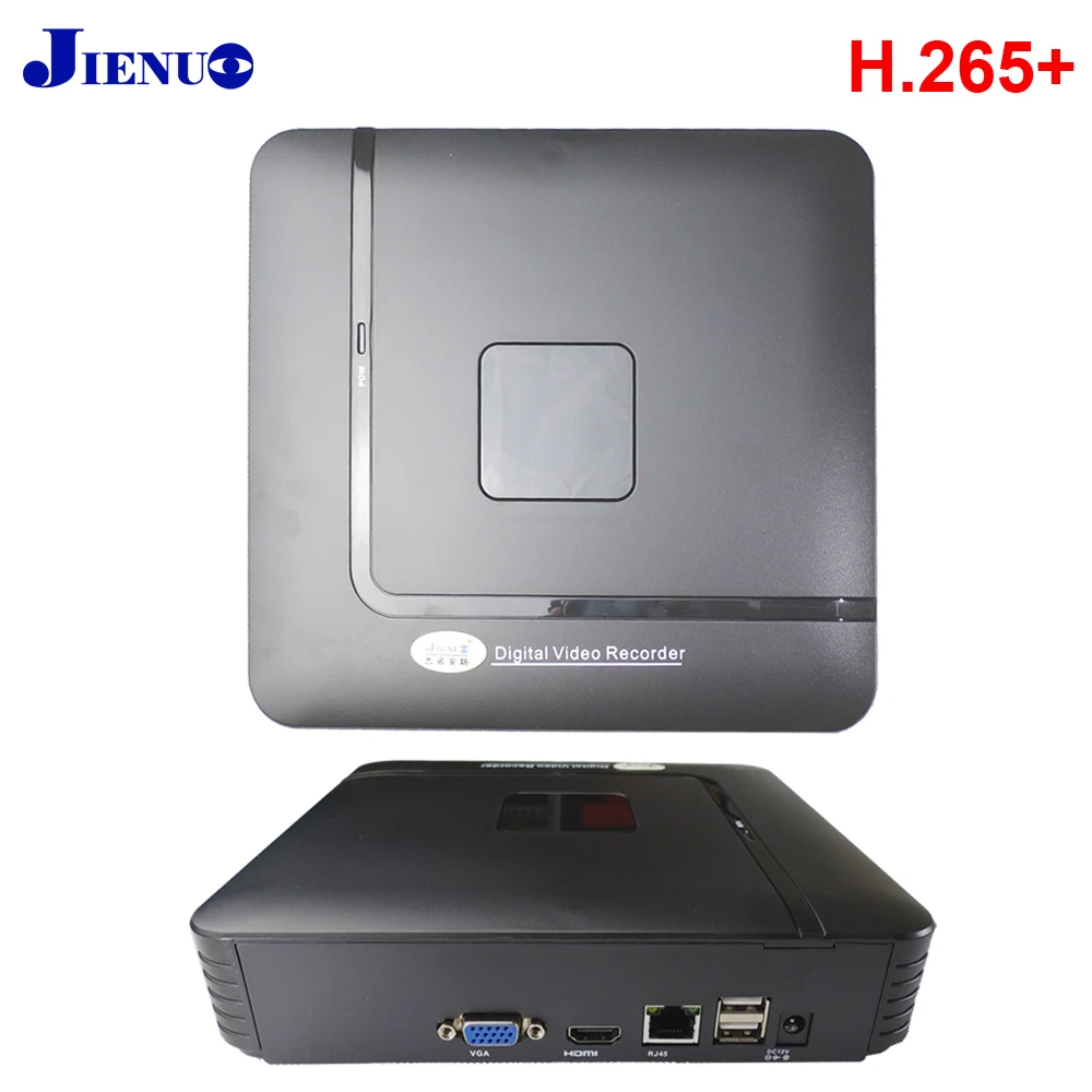 JIENUO мини NVR 4CH 8CH H265+ ONVIF 2,0 рекордер 4 канала 8 каналов для ip-камеры NVR система видеонаблюдения HD CCTV NVR