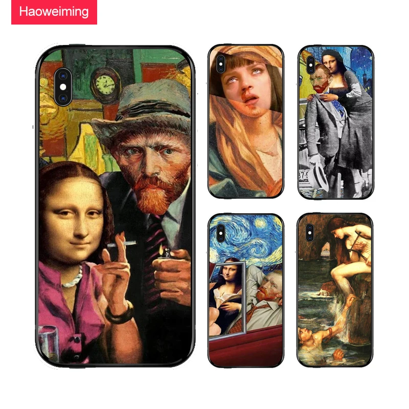

Case Cover For iphone X XR XS MAX Art Paintings The Birth Of Venus Coque For 5S SE 6S 7 8 Plus Soft TPU Cases Retro Capa