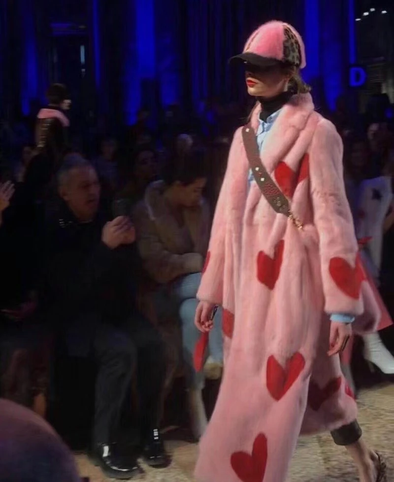 Высококачественная бархатная шуба для женщин, парка с натуральным мехом, зимняя шуба abrigo mujer, розовая норковая шуба, изумительное манто femme hiver