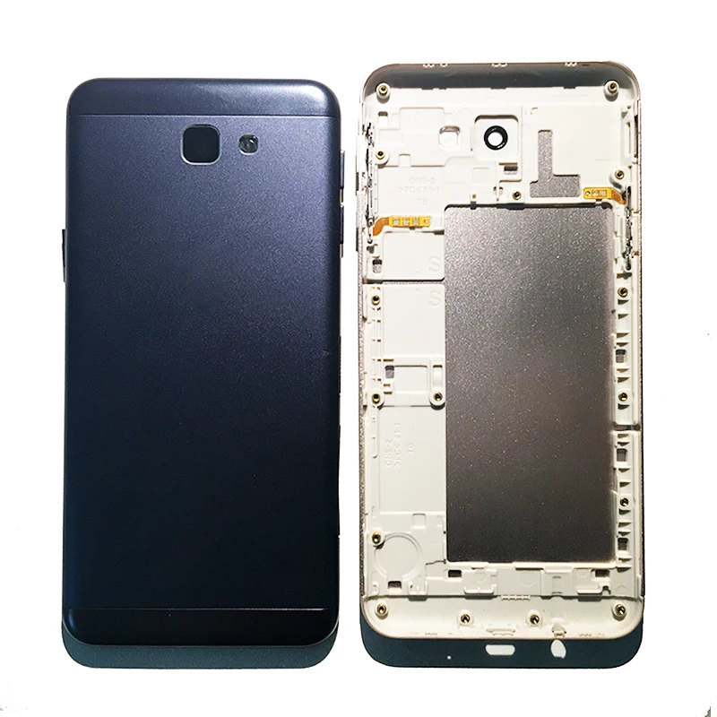 10 шт./лот Одежда высшего качества для Samsung Galaxy J5 Prime ON5 G570 G570F G570K Батарея крышка задняя Корпус дверь с боковыми кнопками