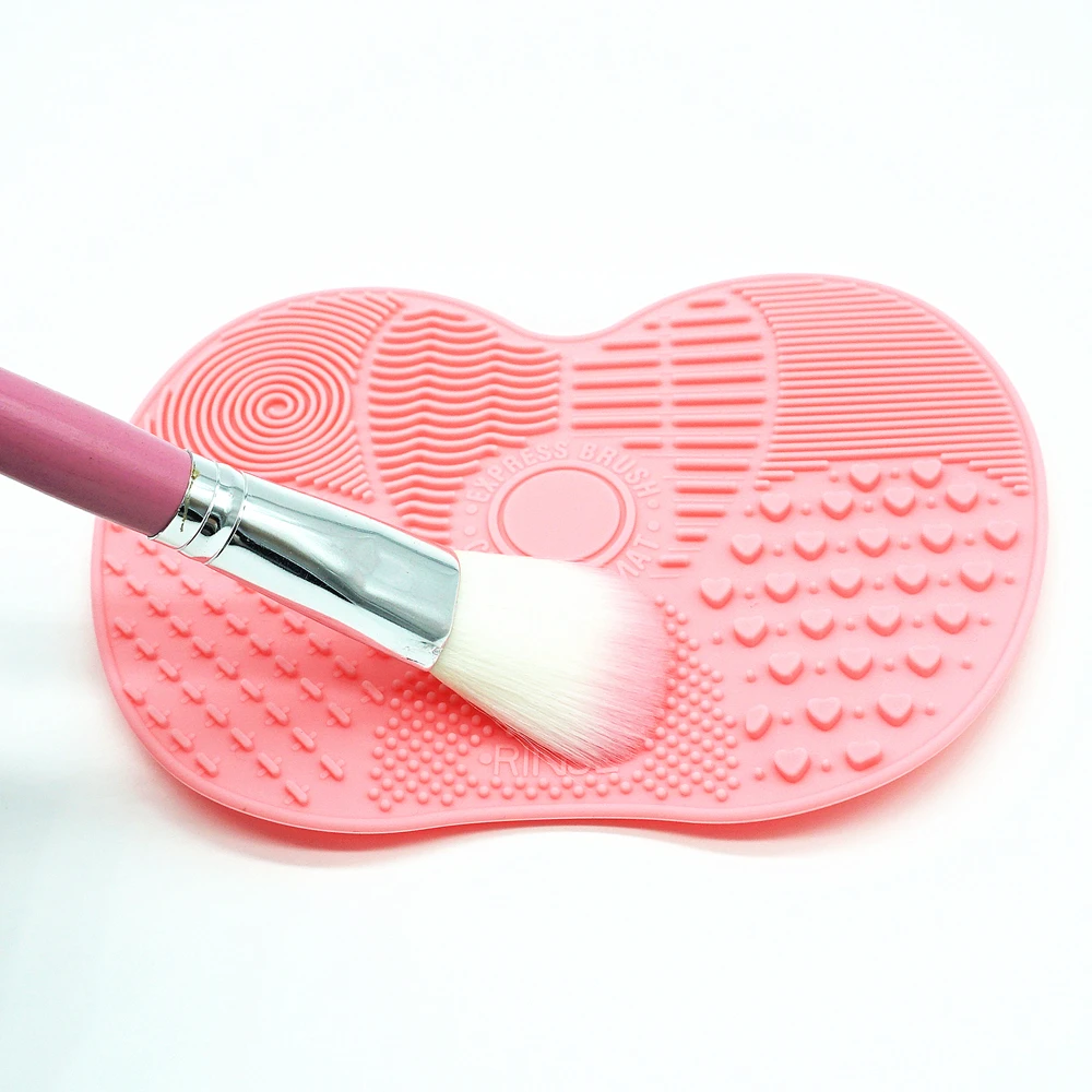 

Silicone Brush Foundation Makeup Brush Cleaner Pad Scrubber Board Cleaner Cosmetic Make Up Washing Brush Gel Cleaning Mat 20#