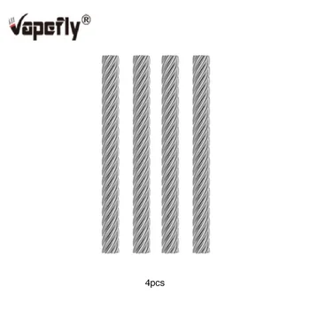 

100% New Vapefly SS Wire for Brunhilde RTA 4pcs/pack Electronic Cigarette Vape Accessory Spare Part vs Brunhilde Top Coiler RTA