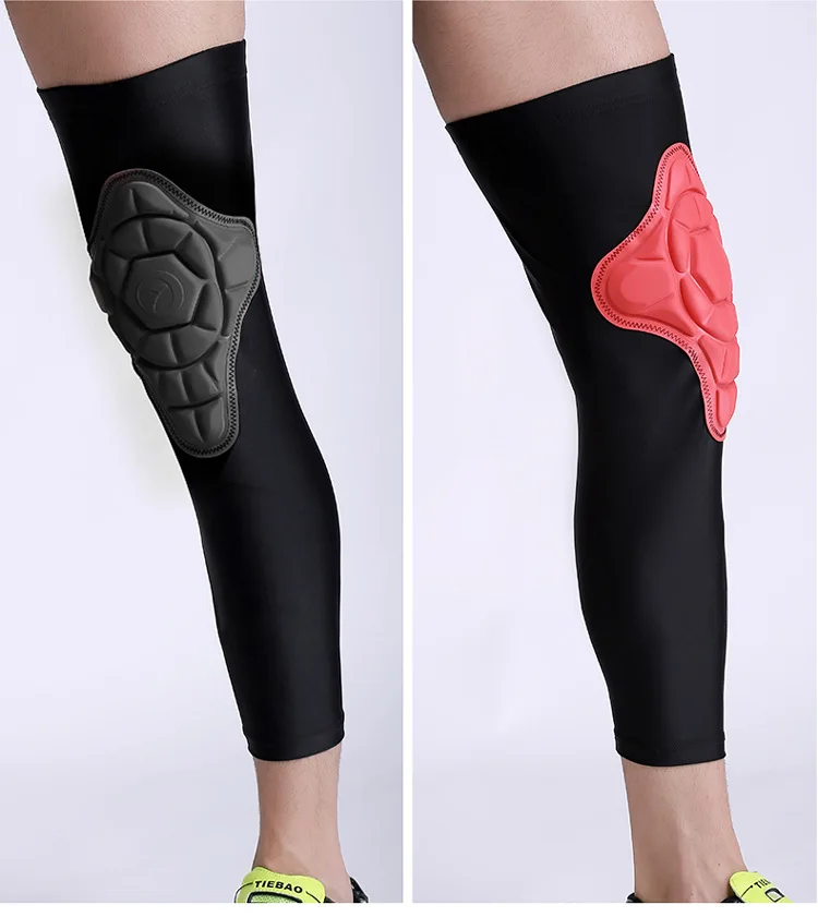 Protective Compression Knee Pads Crashproof Breathable Leg Sleeve 4