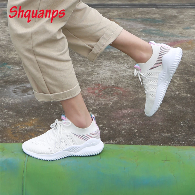 

2019 Hot Summer Ladies Brand Shoes Woman Flats Breathable Luxury Sneakers Female Mesh Scarpe Donna Chaussures Femmes Espadrilles