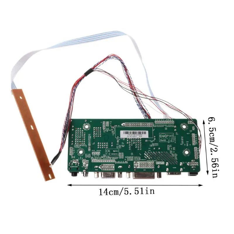 Плата контроллера lcd DVI VGA Аудио PC драйвер модуля DIY Kit 15," дисплей B156XW02 1366X768 1ch 6/8-bit 40 Pin панель