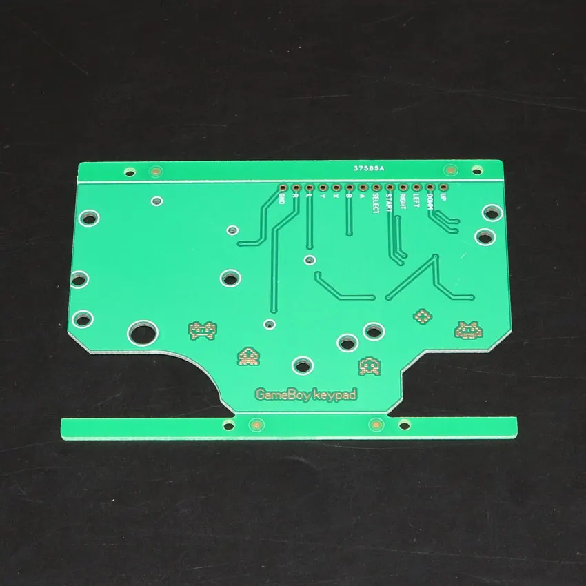 YuXi-Placa Controladora PCB com Tela de Lente de Vidro para Gameboy, 6 Botão, Comum, Chão, Raspberry Pi, GBZ, DMG-01, Gamboy Zero