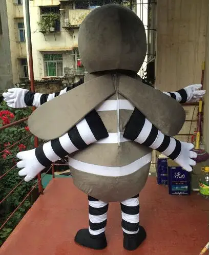 Cosplay&ware Mascot Black Mosquito Costume Adult Insect Costumes Halloween Party Carnival Fancy Dress -Cosplayware Store