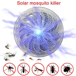 Солнечные Buzz УФ-лампа Летающий насекомый Жук Электрический шок беспроводной комаров убийца HUG-предложения