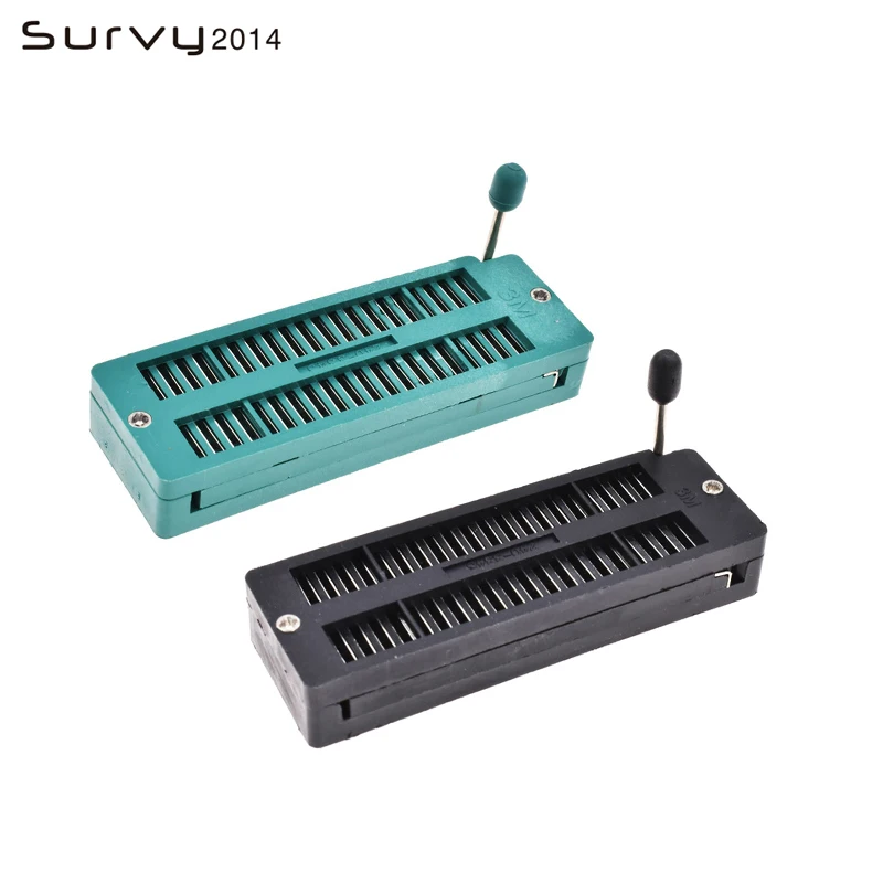 

1/2/5PCS 40pin,1PCS 40(BLACK) pin Multi-function Universal ZIF DIP IC Test Socket Pack Arduino option