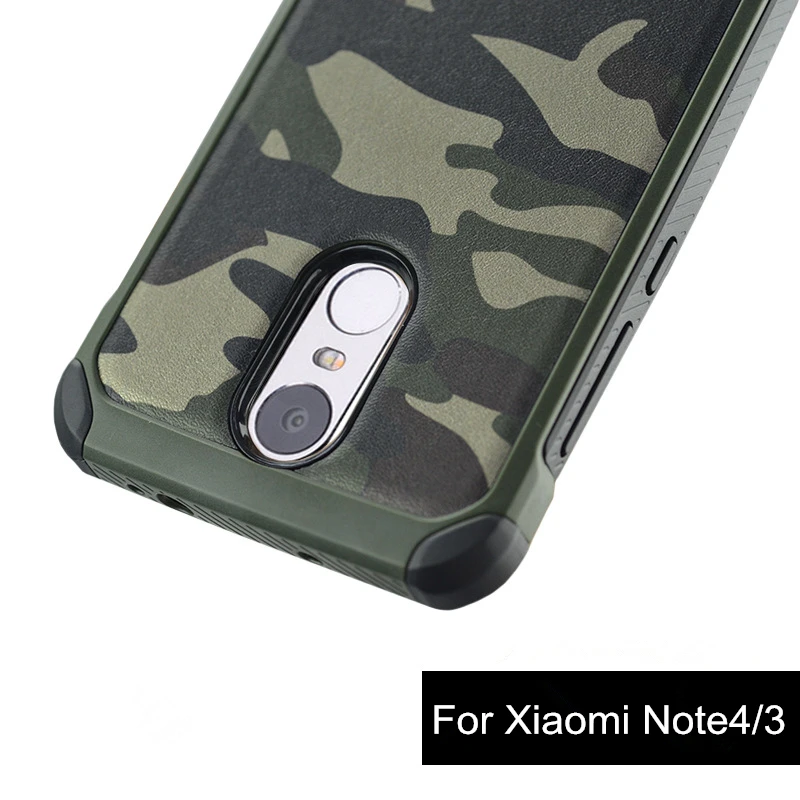Армейский Камуфляжный узор чехол для телефона для Xiaomi mi 6 mi 5 Чехол сверхмощный противоударный чехол для красного mi Note 4 Note 3 чехол Coque