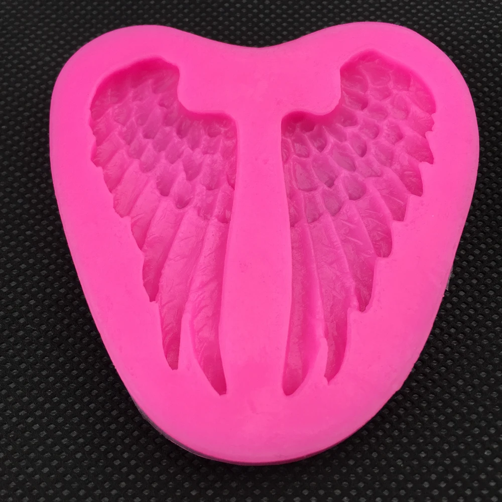 В форме крыльев Ангела 3D помадка торт силиконовые формы для формы из полимерной глины шоколадные кондитерские конфеты глина украшения инструменты F0227