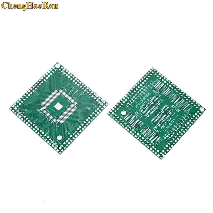 ChengHaoRan 1 шт. QFP EQFP TQFP LQFP144 LQFP128 SMD поворотный DIP ЦП широкий 0 5 мм IC адаптер гнездо