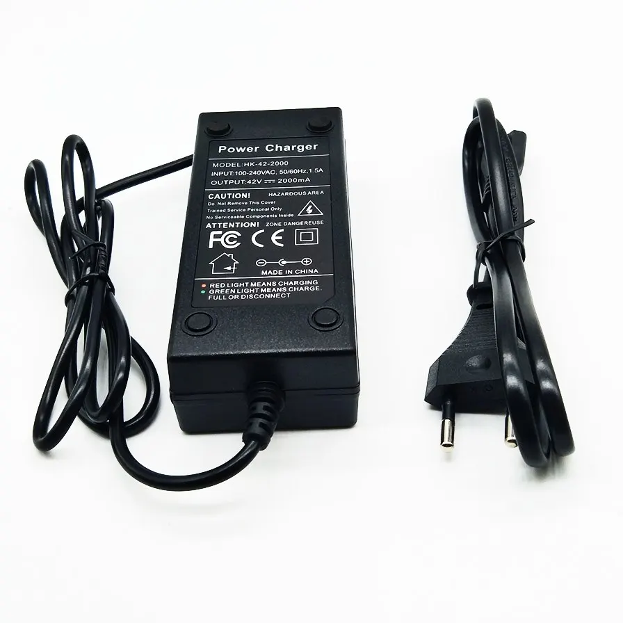 NEW 36V 2A battery charger Output 42V 2A Charger Input 100 240 VAC Lithium Li ion Li poly