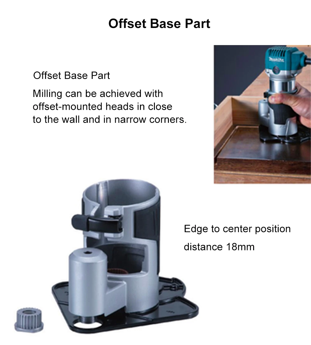 Makita RT0700C деревообрабатывающий обрезной станок дополнительные аксессуары Базовые части линейные направляющие Прозрачная основа щелевой пресс-в основе