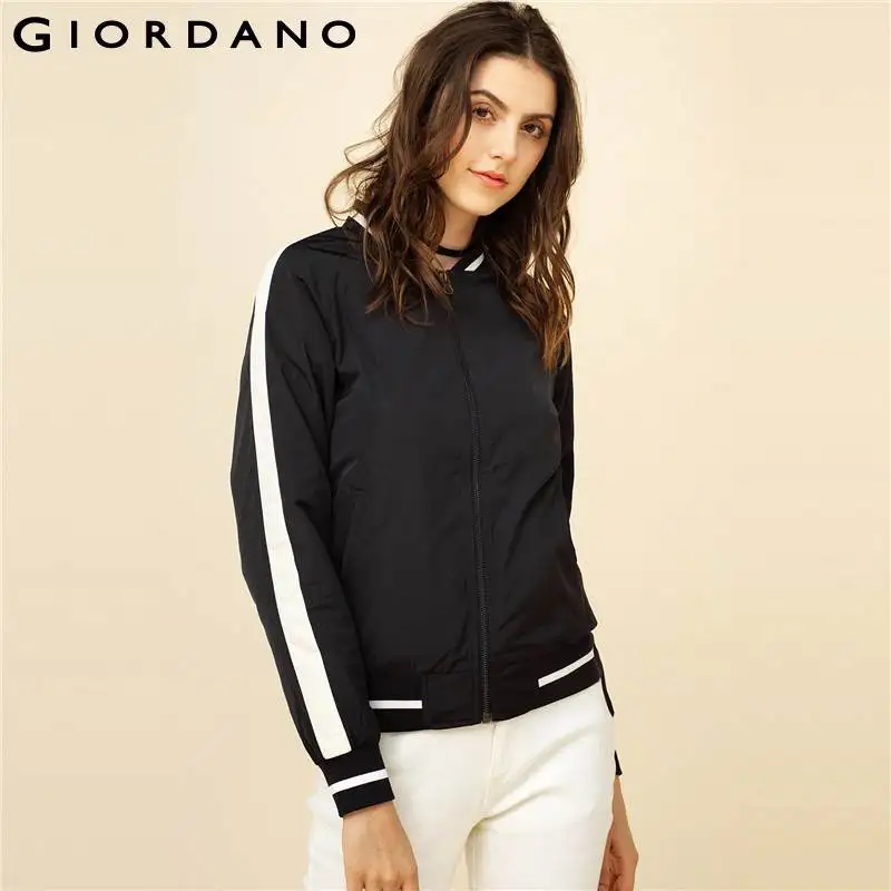 Giordano Women Bomber Jacket Long Sleeve Chaquetas Mujer ...