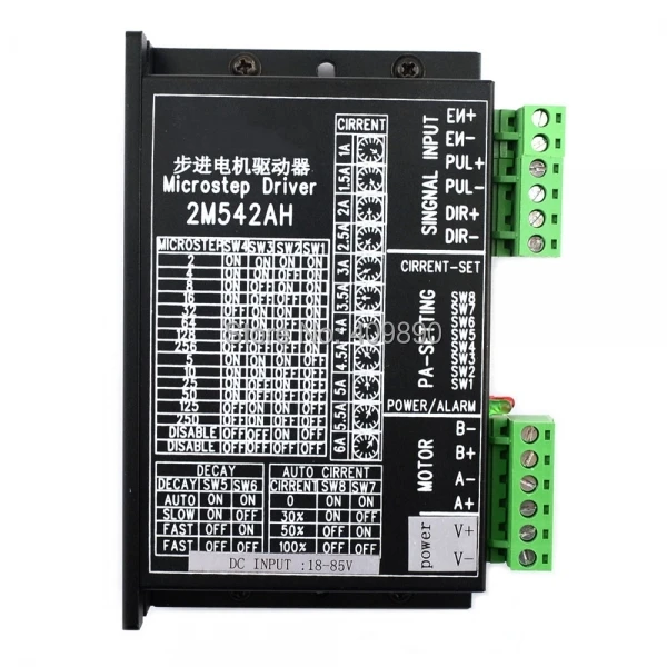 Jtron 03100464 2M542AH Драйвер шагового двигателя черный