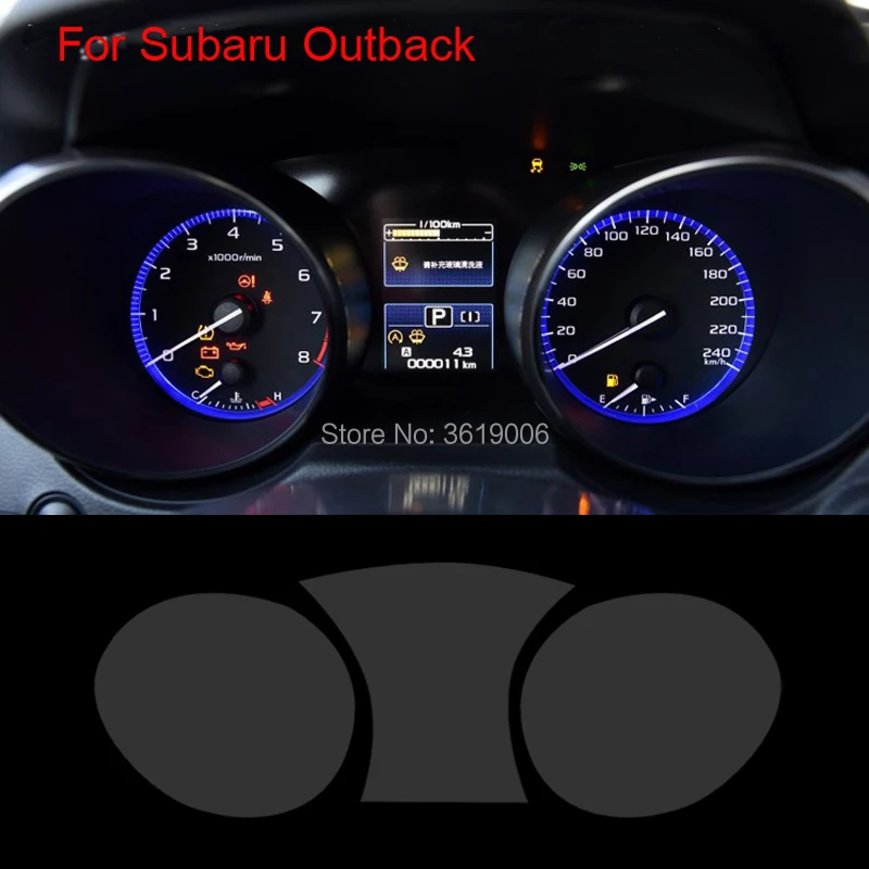 

TOMMIA For Subaru outback 15-19 Screen Protector HD 4H Dashboard Protection Film Anti-scratches Car Sticker