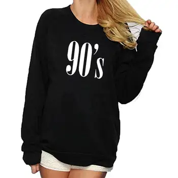 

2018 New Fashion 90S Print Sweatshirts Kawaii Femmes Hoodies Print Corduroy Pattern Girls Cropped Plus Size Pullovers for Woman