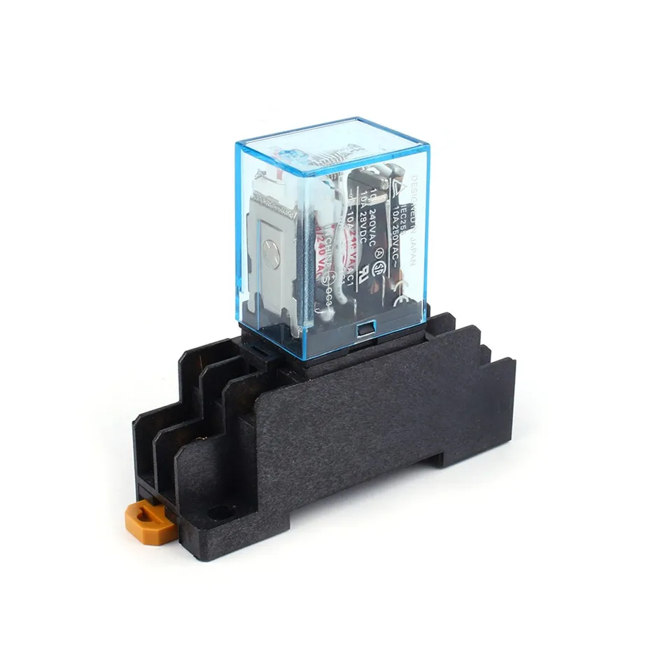 

AC 220V Relay Mini LY2NJ Relay Coil Power Relay And Socket 8Pin 10A DPDT HH62P